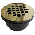 Drain de douche fini or