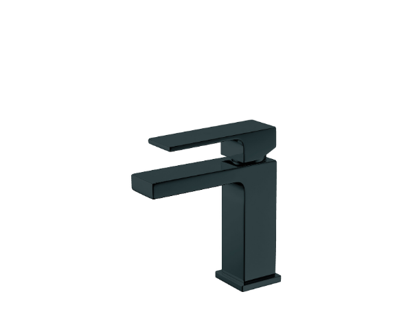 Robinet de salle de bains monobloc carré
