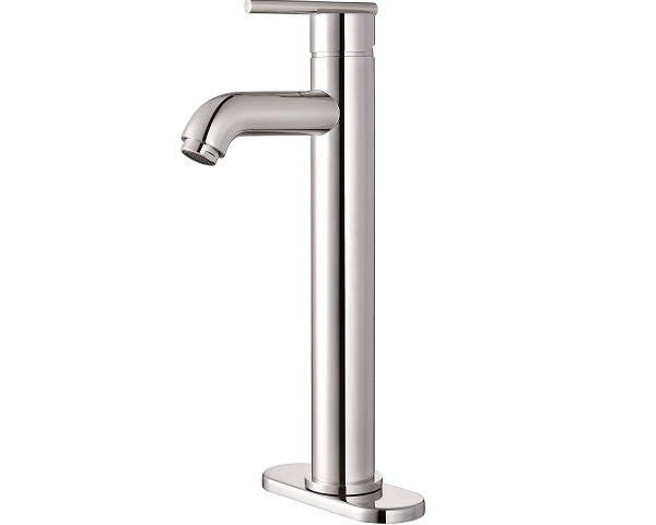 Robinet haut monotrou avec coins arrondis