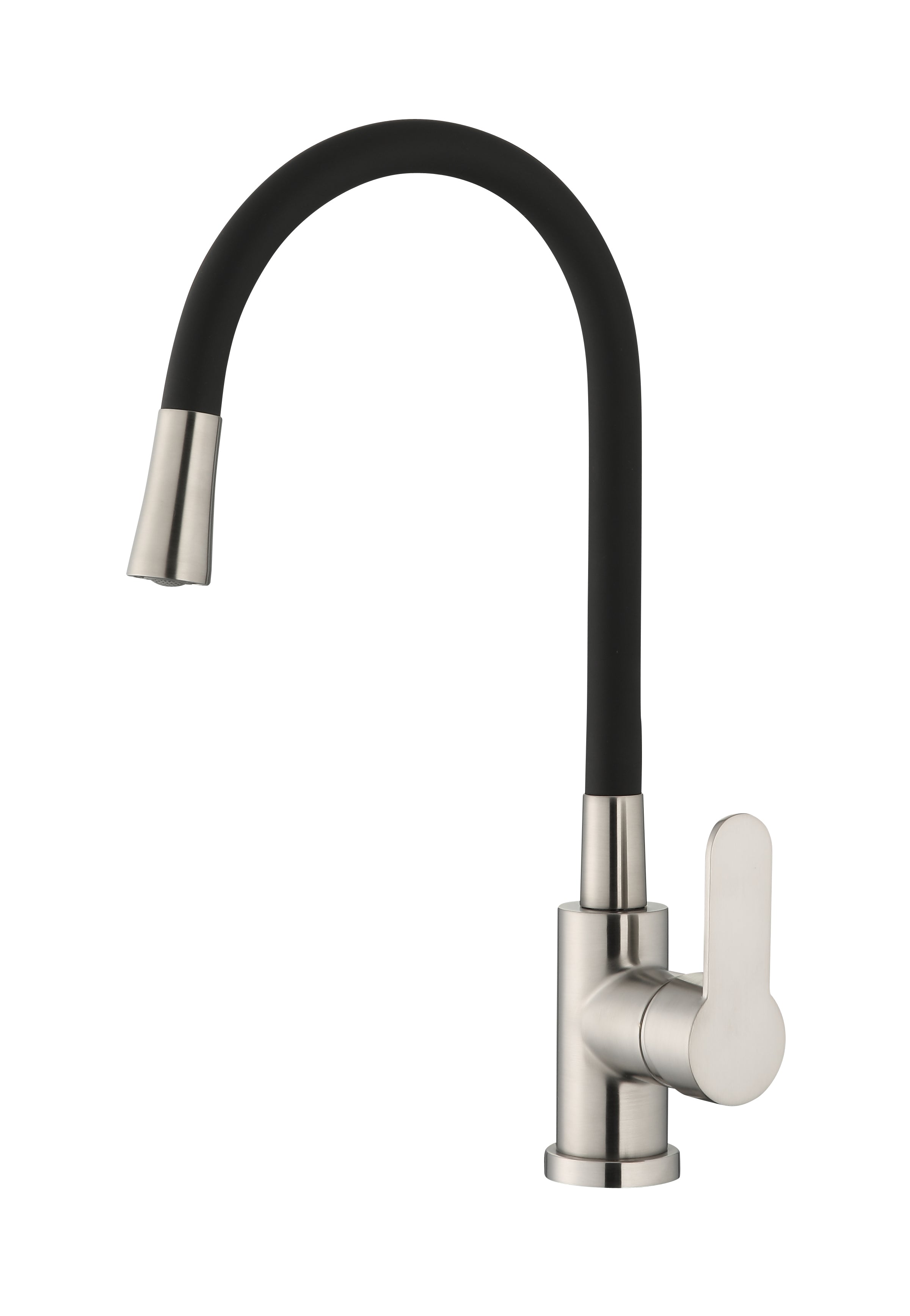 Robinet mono-manche pour petite cuisine avec silicone flexible