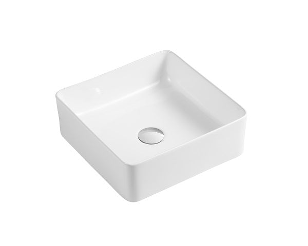 14.5in Square Bathroom Vessel Sink