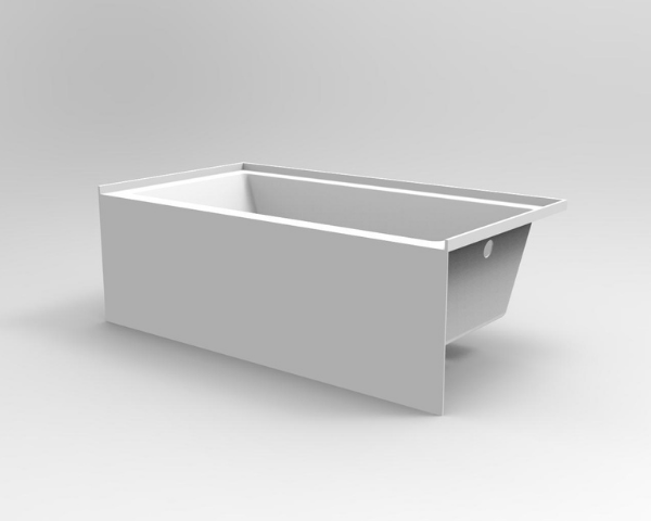 60 x 30 Bain en alcôve