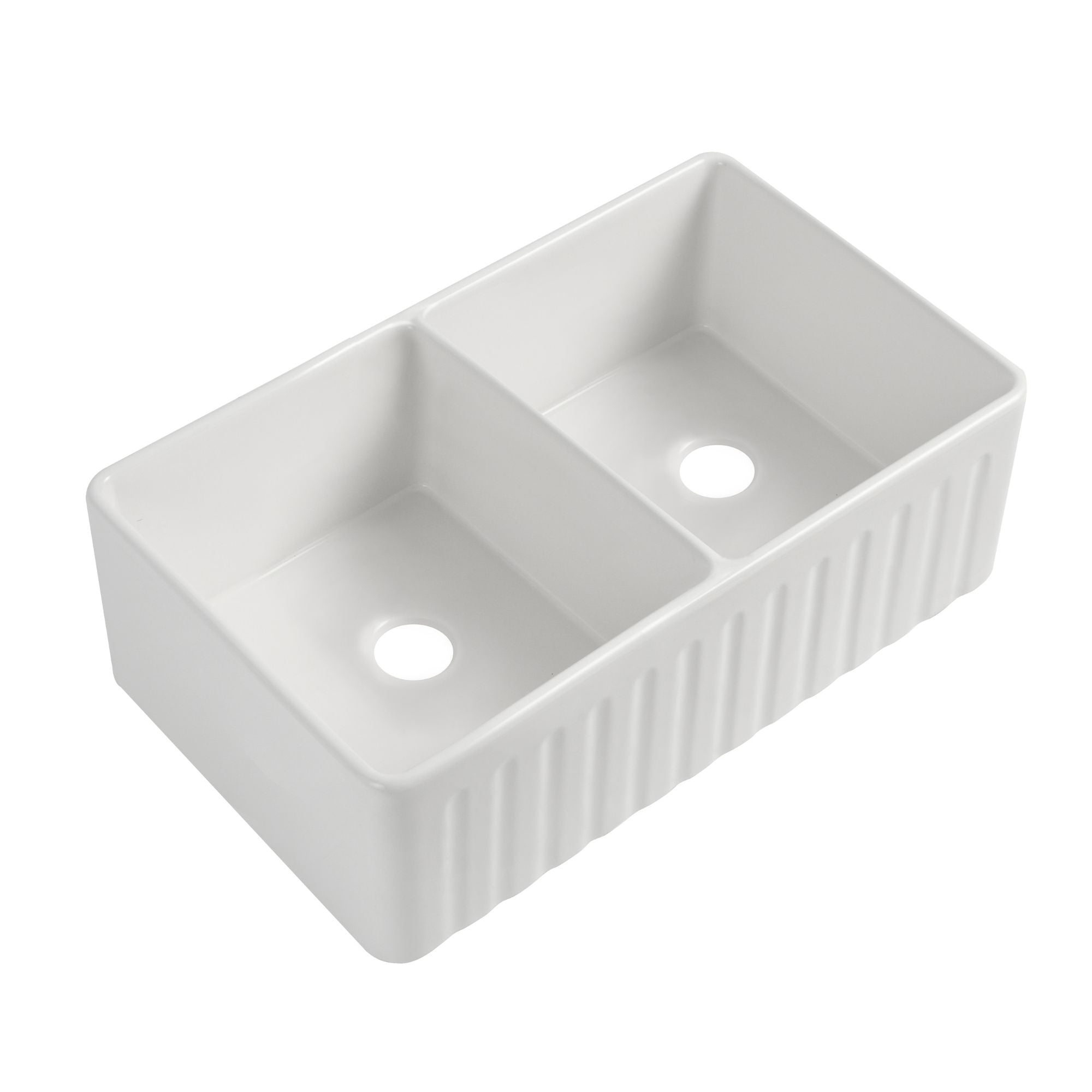 33X20 Évier double en Argiluxe (50/50)