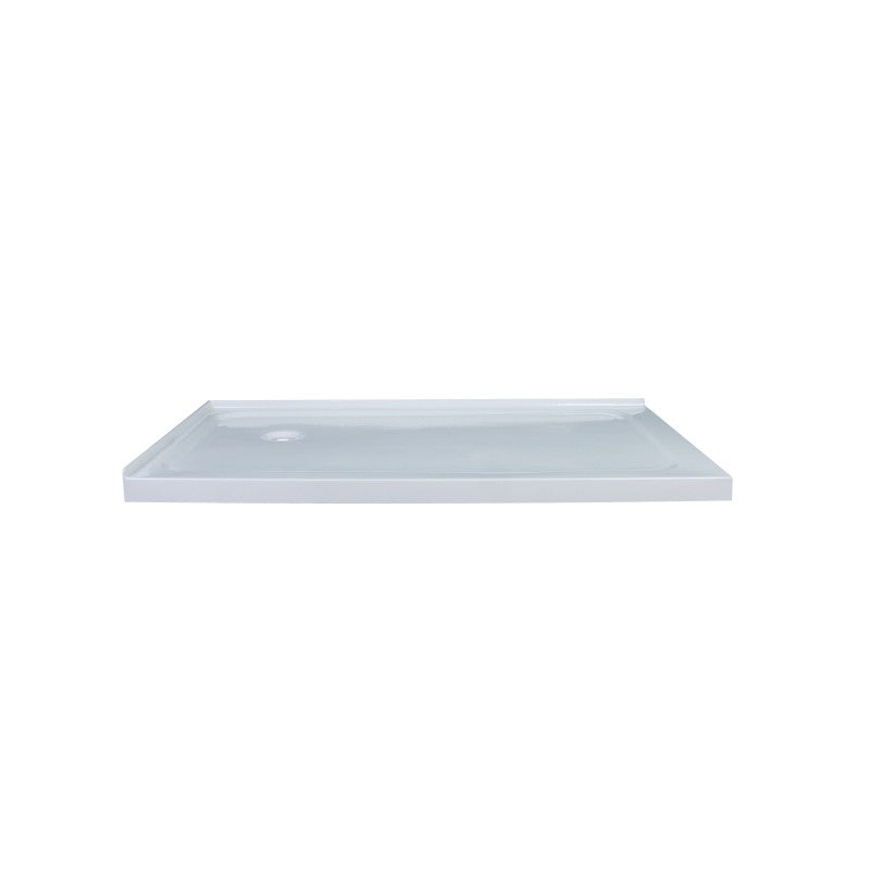 Base de douche 60''x36", Drain à 1212, côté gauche, collection Amos