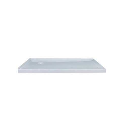Base de douche 60''x36", Drain à 1212, côté gauche, collection Amos