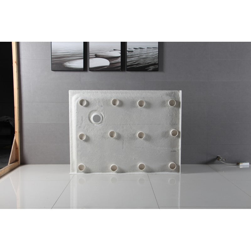 Base de douche 60''x36", Drain à 1212, côté gauche, collection Amos