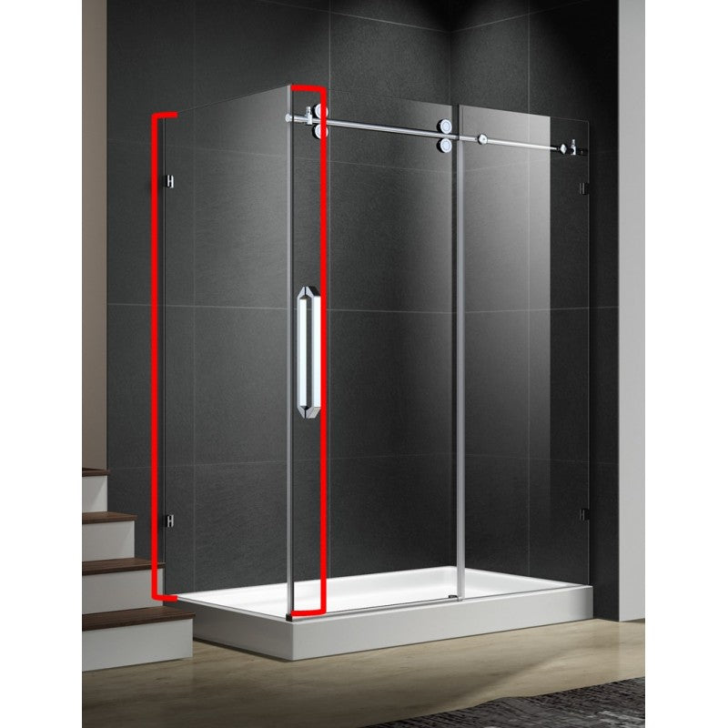 Apollon 32", Verre de douche côté latéral