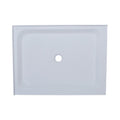 Base Apollon 48''x36", Drain centre, côté gauche