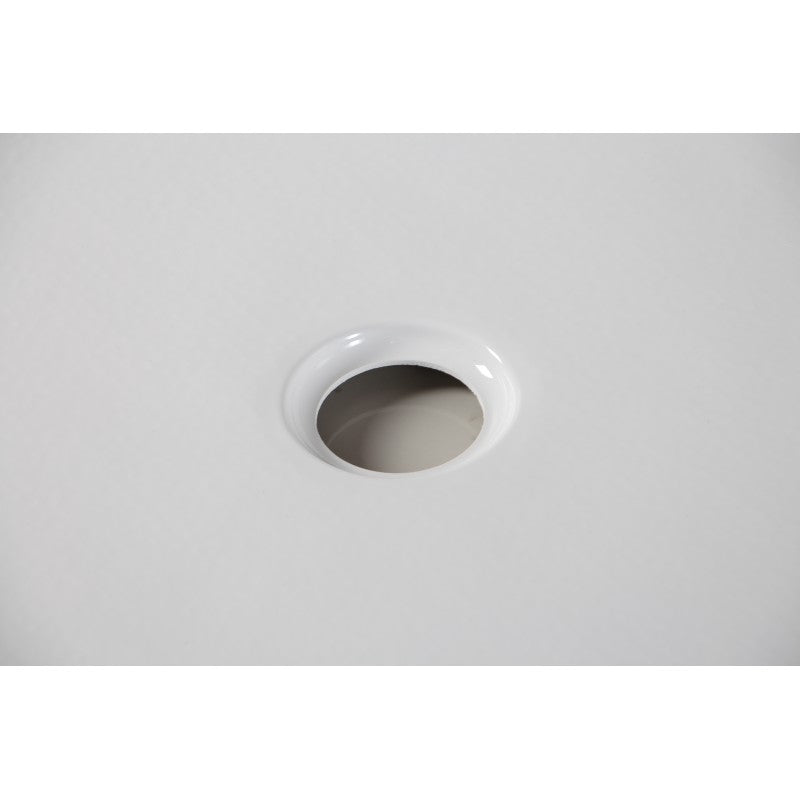 Base Leda 40x32", Drain centre bride à droite