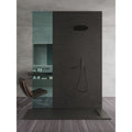Base de douche SMC noir 48x32 – Modèle Brutus