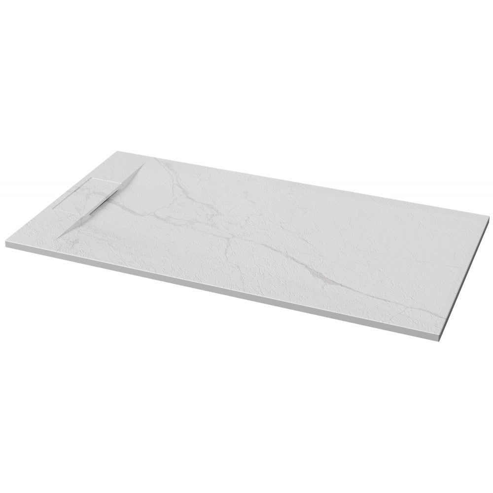 Base de douche SMC CARRARA blanc 48x32 – Modèle Brutus