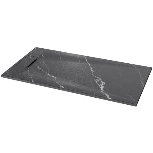 Base de douche SMC CARRARA noir 48x36 – Modèle Brutus