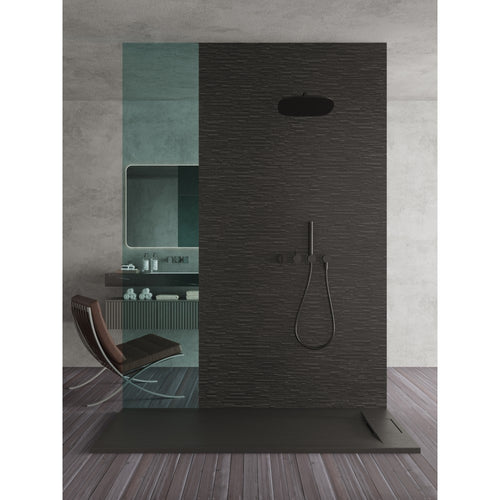 Base de douche SMC noir 60x36 – Modèle Brutus