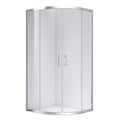 Celesta, Douche ronde en coin chrome - Grandeur: 36''x36''