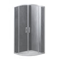 Celesta, Douche ronde en coin blanche - Grandeur: 32"x32"