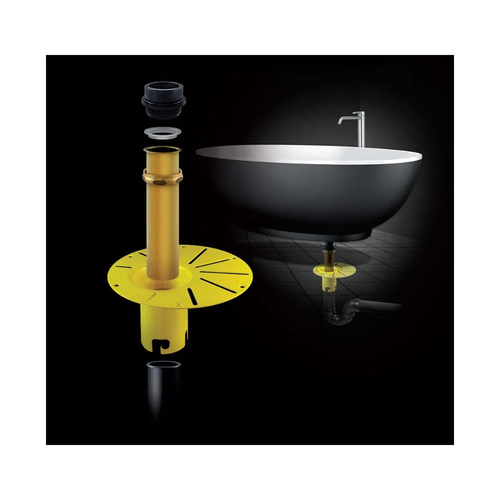 Ensemble d'installation de drain drop-in pour bain autoportant