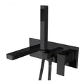 Ares, Robinet de bain mural - Noir mat