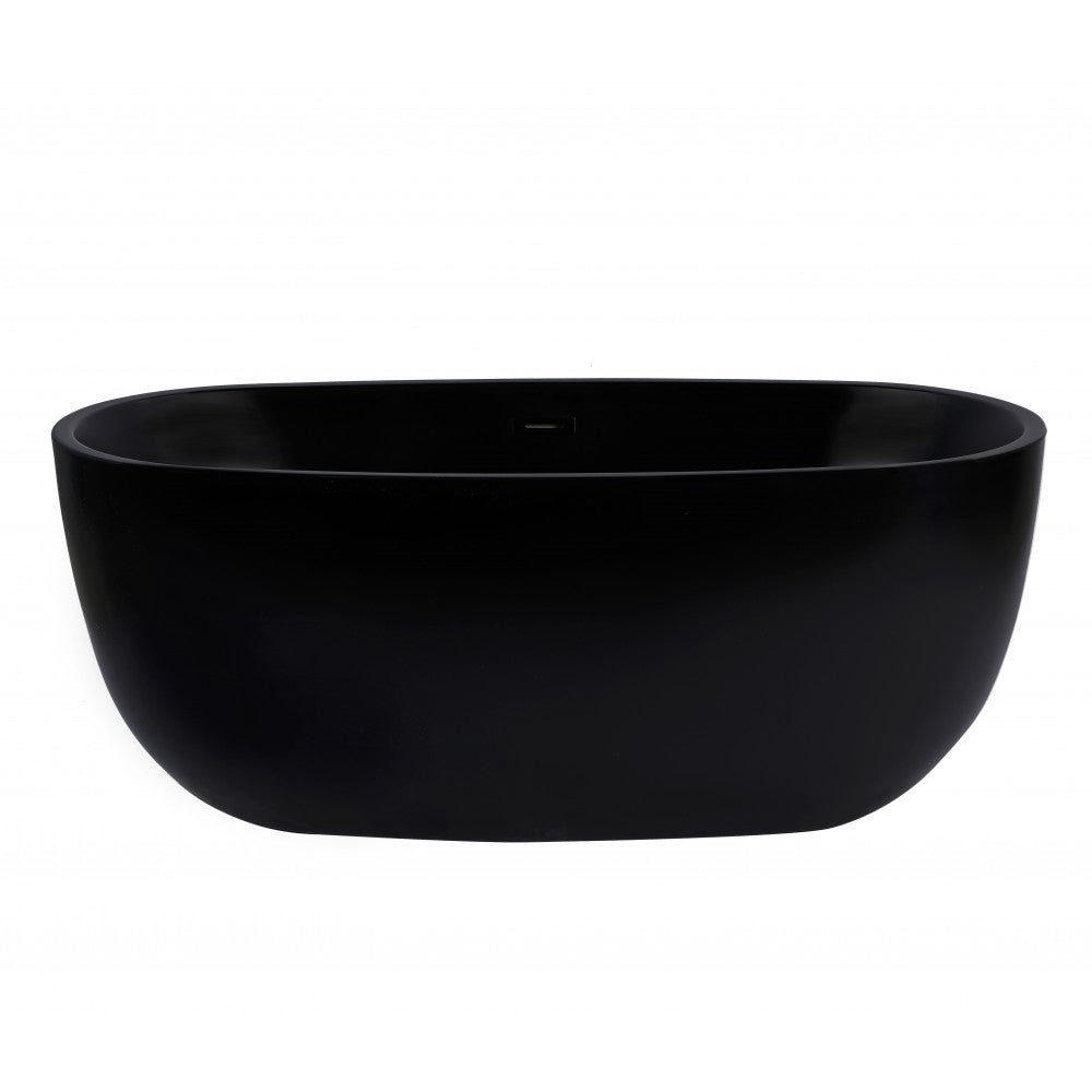 Bain autoportant 59 noir mat – Fuxi