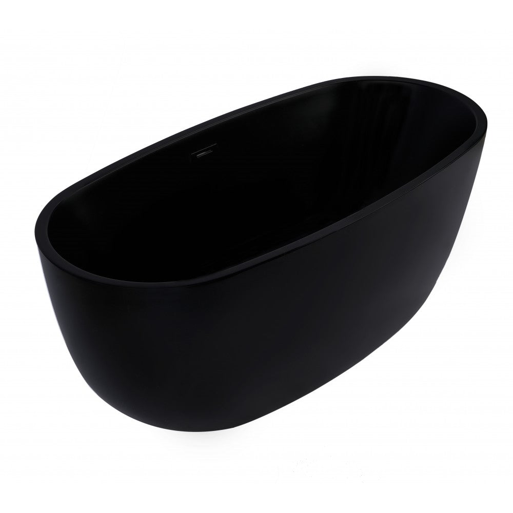 Bain autoportant 59 noir mat – Fuxi