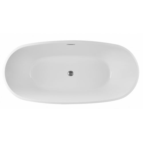 Bain autoportant 59 blanc mat – Fuxi