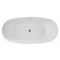 Bain autoportant 67" blanc lustré – Fuxi