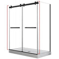 Hestia 60", Porte de douche noire