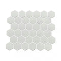 Mosaïque Blanc Mat Full Body – Hexagone, salle de bain & cuisine