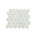 Mosaïque Blanc Mat – Motif hexagone, salle de bain & cuisine