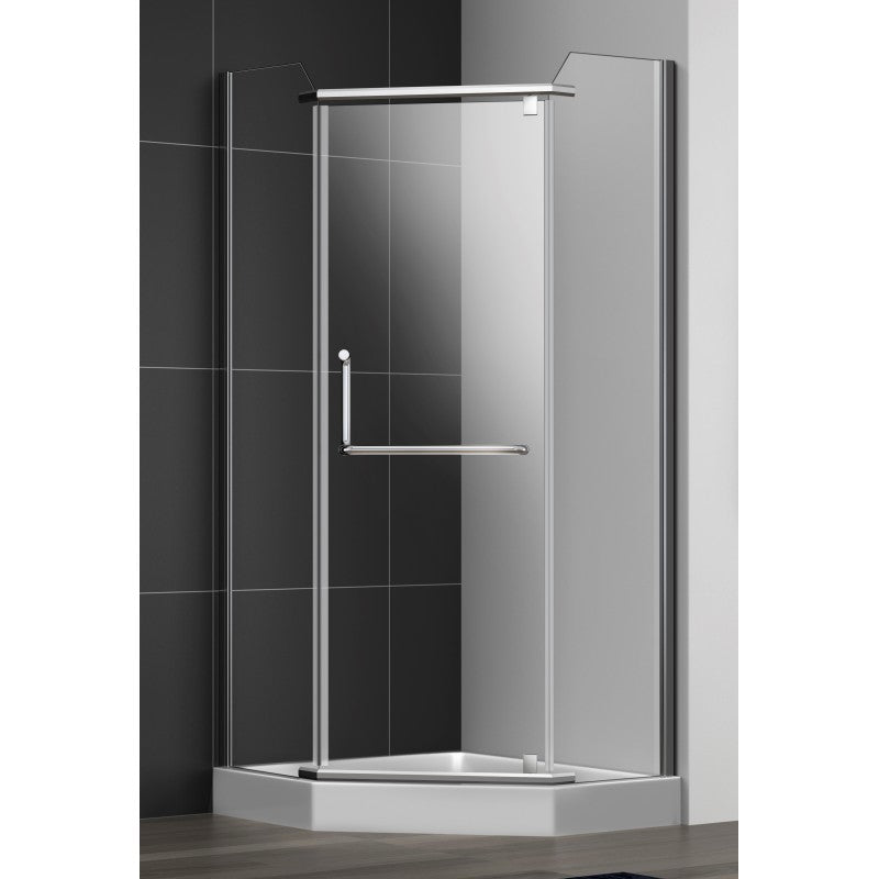 Héra 36", Douche néo-angle chrome