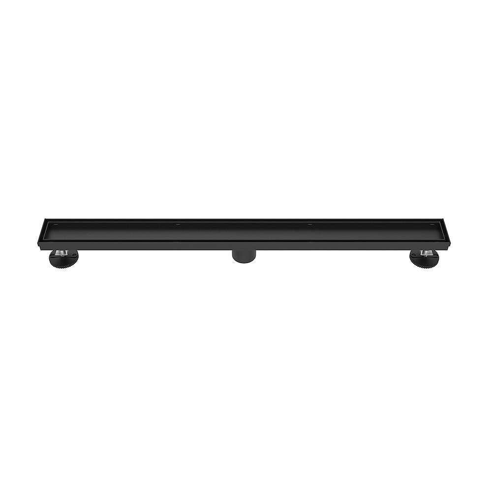 Drain linéaire en acier inoxydable 24" - Noir mat