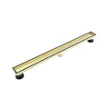 Drain linéaire en acier inoxydable 32" - Or mat