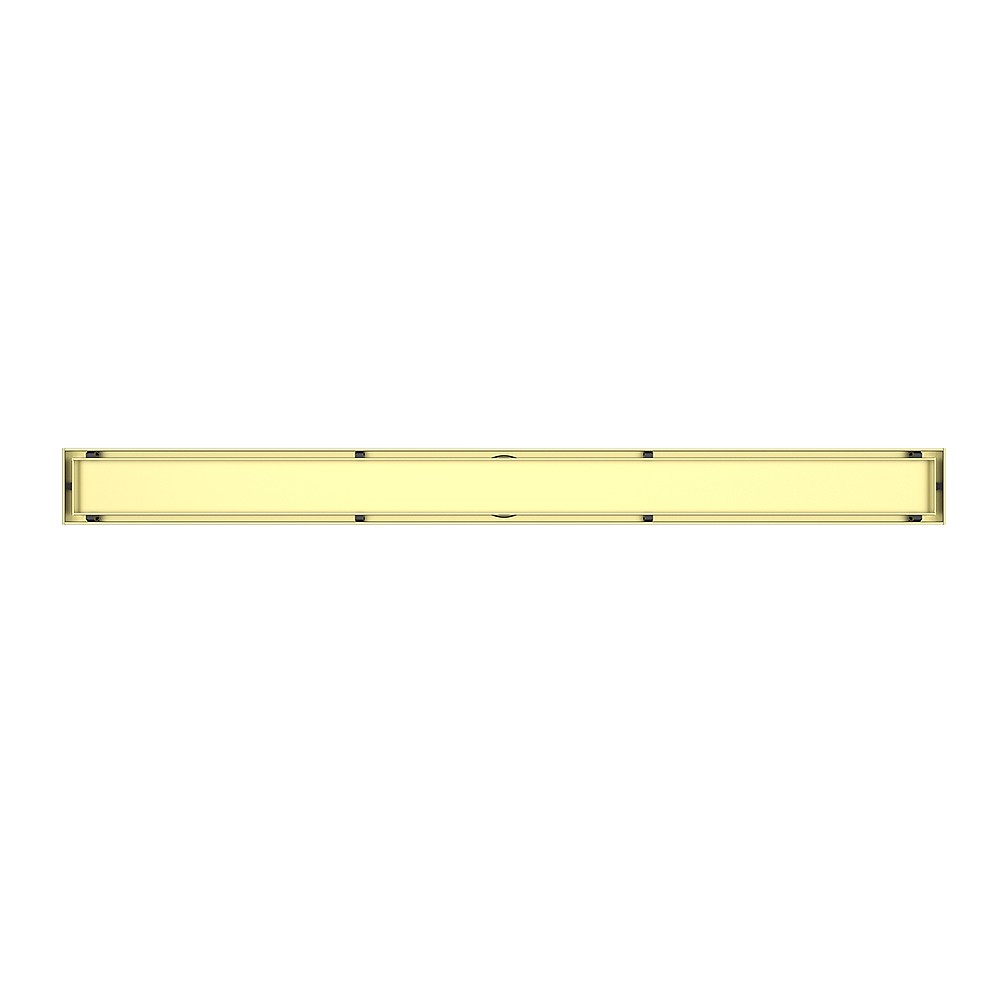 Drain linéaire en acier inoxydable 32" - Or mat