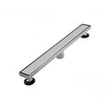 Drain linéaire en acier inoxydable fini brossé 36"