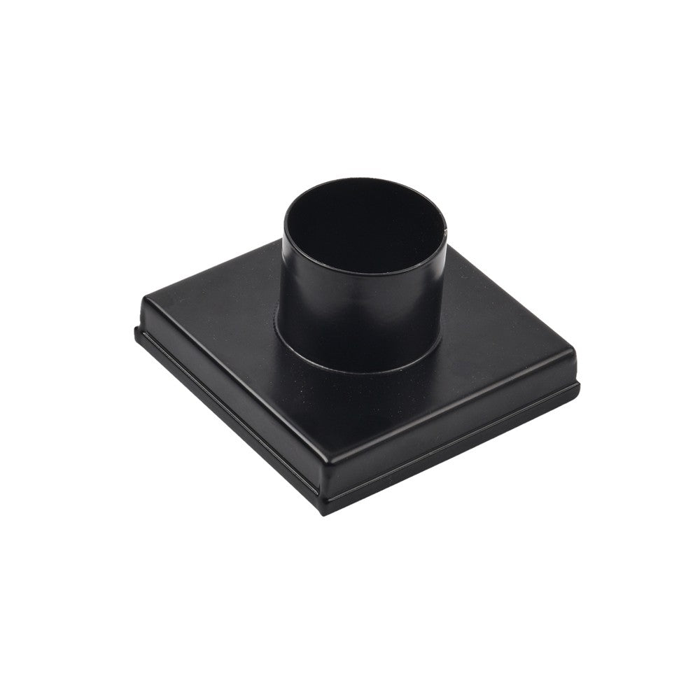 Drain de 4x4 " en Acier inoxydable fini noir mat