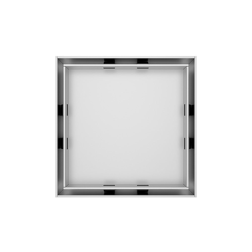 Drain de 4x4" en Acier inoxydable fini brossé