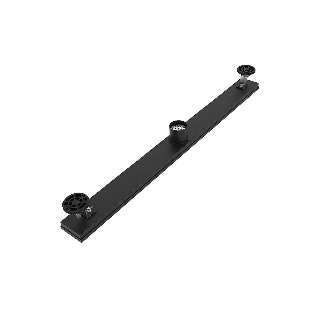 Drain linéaire en Acier inoxydable fini noir mat - Grandeur: 48''