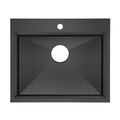 Évier de cuisine 24 x 20" - Noir anthracite