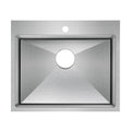 Évier de cuisine, 24 x 20", acier inoxydable