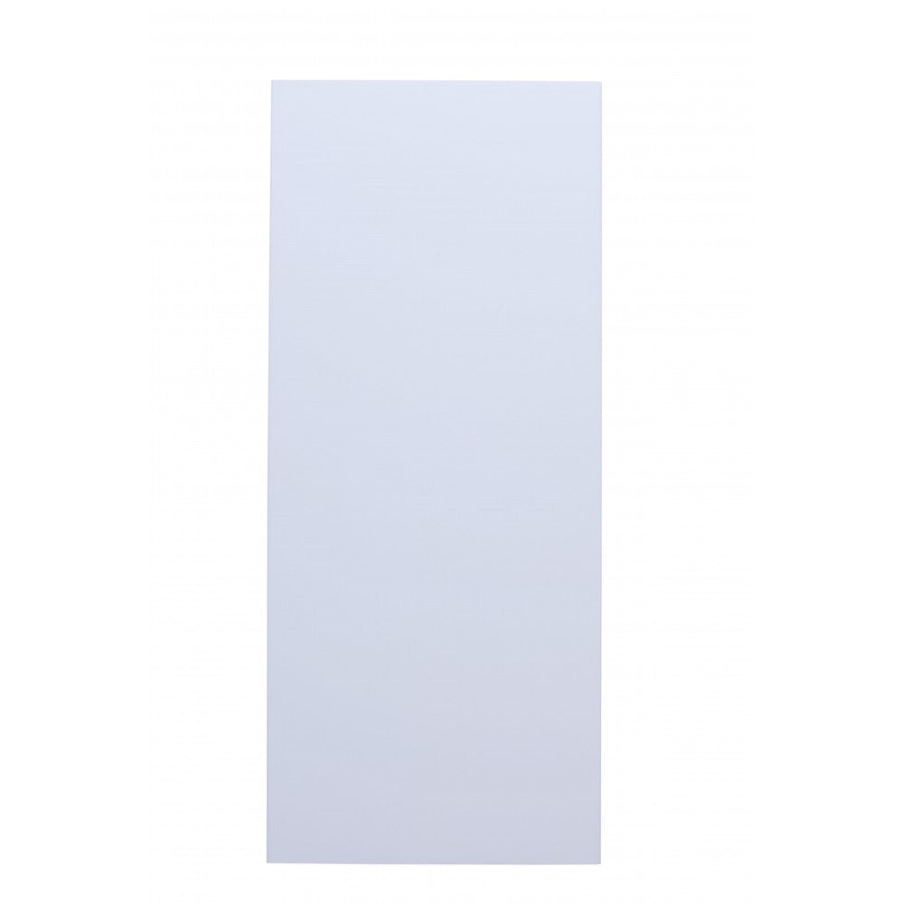 Mur de douche en PVC couleur blanc mat