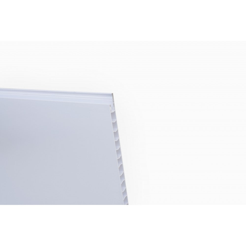 Mur de douche en PVC couleur blanc mat