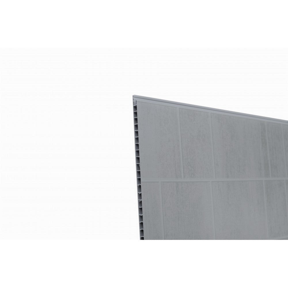 Mur de douche en PVC couleur Multi Tile Grey