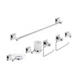 Slim, Ensemble de 6 accessoires fini chrome poli