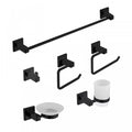 Slim, Ensemble de 6 accessoires fini noir mat