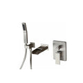 Hermes, Robinet de baignoire mural - Chrome brossé