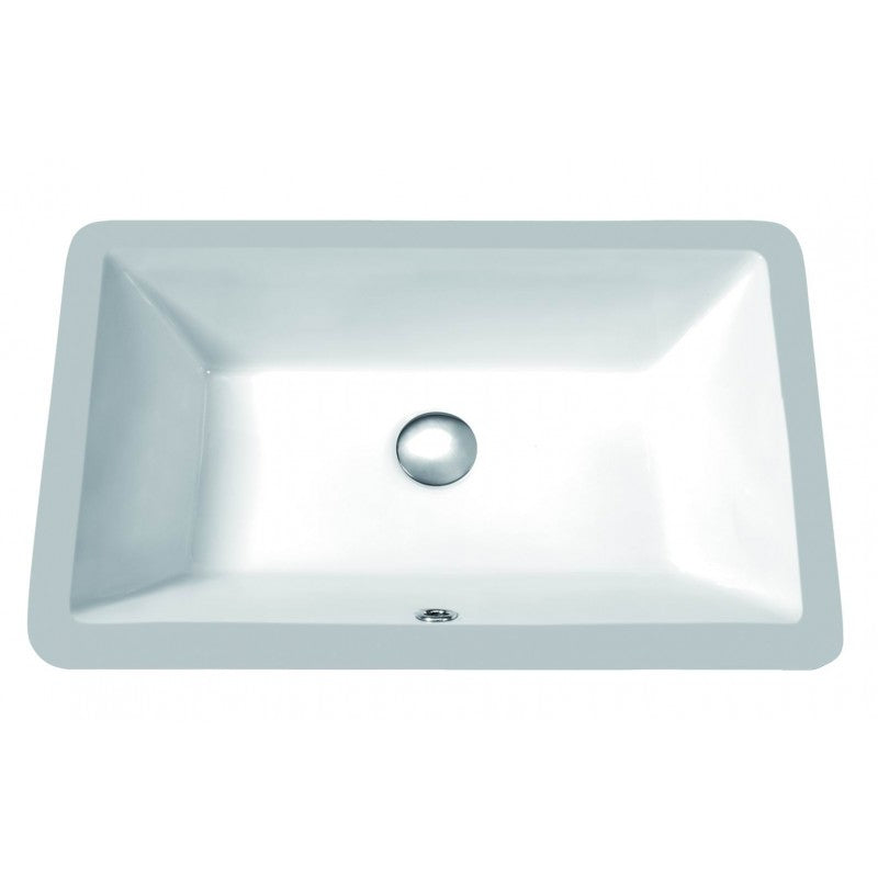 Boba, Lavabo en porcelaine sous plan