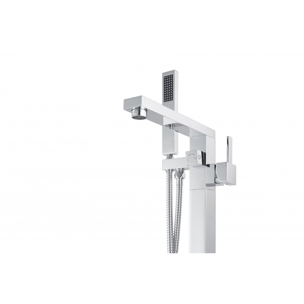 Ares II, Robinet de bain sur pied - Chrome
