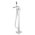 Hermes, Robinet sur pied pour baignoires - Chrome poli