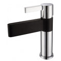 Raja, Robinet de lavabo - Chrome poli et noir mat