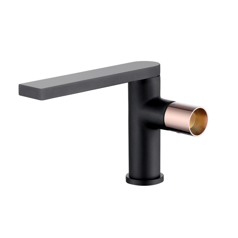 Otso, Robinet de lavabo - Noir mat et or