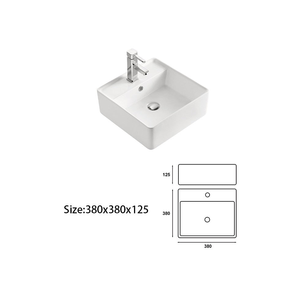 Jamaï 15", Lavabo en porcelaine